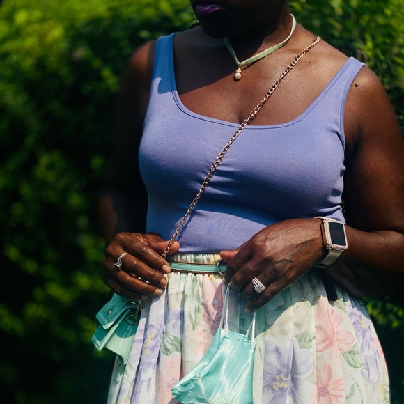 Isabel Violet Rib Tank - Picture 6 of 8